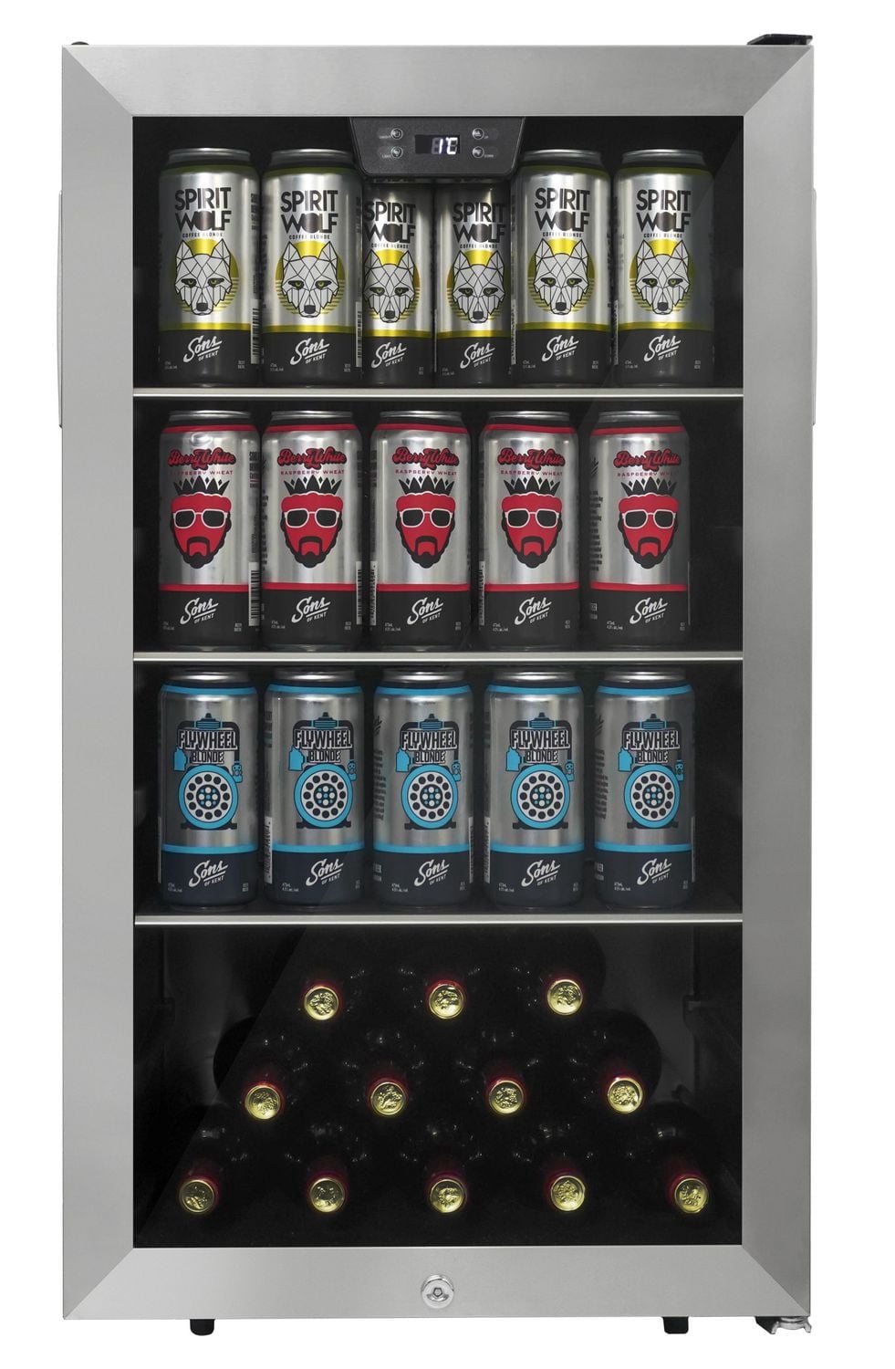Danby DBC045L1SS 4.5 cu. ft. Free-Standing Beverage Center in Stainless Steel