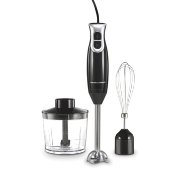Hamilton Beach Immersion Blender with Stainless Steel Blades & 3 Attachments, 59745JC