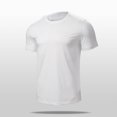 thumbnail image 3 of WMTBSRSW Men's Fashion T Shirts Short Sleeve Athletic Workout Tops Solid Color Oversized Loose Pullover Tee Top, 3 of 8