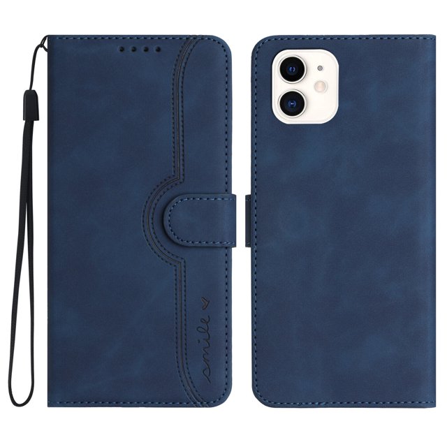 Compatible avec iPhone 12 Mini Étui Portefeuille en Cuir PU de Qualité Supérieure avec Étui Magnétique Intégrée