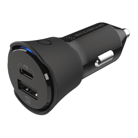 Scosche CPD32LT-SP FoundIt™ Charge 32W USB-C & USB-A Charger + Built-in Locator For Apple & Android