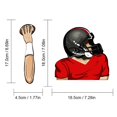 thumbnail image 3 of TopLLC Football Quarterback Wiper Stickers Car Windshield Wiper Stickers Car Car Stickers, 3 of 6