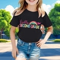thumbnail image 1 of T-shirts Graphiques Tendance pour Filles Manches Courtes Décontractées pour Usage Quotidien et Activités Extérieures, 1 of 3