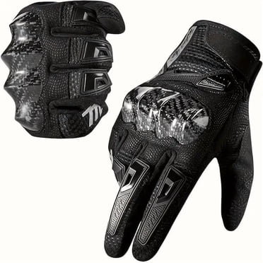 Men'S Outdoor Sports Motorcycle Gloves - Touchscreen Full-Finger Riding Gloves