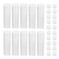 thumbnail image 2 of Tubes de Rangement pour Pièces de Monnaie en Plastique Transparent Rond avec Coussin Éponge pour Collection de Pièces de 25mm / 0.98 Po Tube Transparent pour Pièces de Monnaie, 2 of 8
