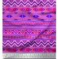 thumbnail image 1 of Soimoi Cotton Duck Fabric Aztec Geometric Fabric Prints by Yard 42 Inch Wide, 1 of 3