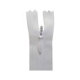 thumbnail image 4 of COSTUMAKERS Invisible Closed-End fermeture éclair 20 cm (7.9 in), blanc, #2.5 spirale en nylon, 4 of 5