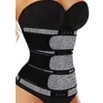 thumbnail image 2 of Mikilon Women Wrap Waist Belt Slimming Body Shaper Plus Size Waist Trainer Shapeware, 2 of 6