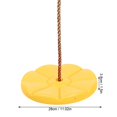 thumbnail image 4 of Hanging Chair, Maximum Durability Climbing Disc, Without Burrs Made Of  Plastic Material Workmanship Is Fine For Balcony Patio Campsite Garden, 4 of 8
