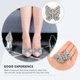 thumbnail image 3 of icolorfuled 1 Pair Bride Shoe Clips Butterfly Shoe Decorations Wedding Rhinestone Shoe Clips, 3 of 6