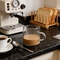 thumbnail image 4 of 2-Pack 4Oz Espresso Cups, Borosilicate Glass With Handle, Microwave & Dishwasher Safe, For Coffee, Milk, Shakes, Coffee Machine Accessory, 4 of 6