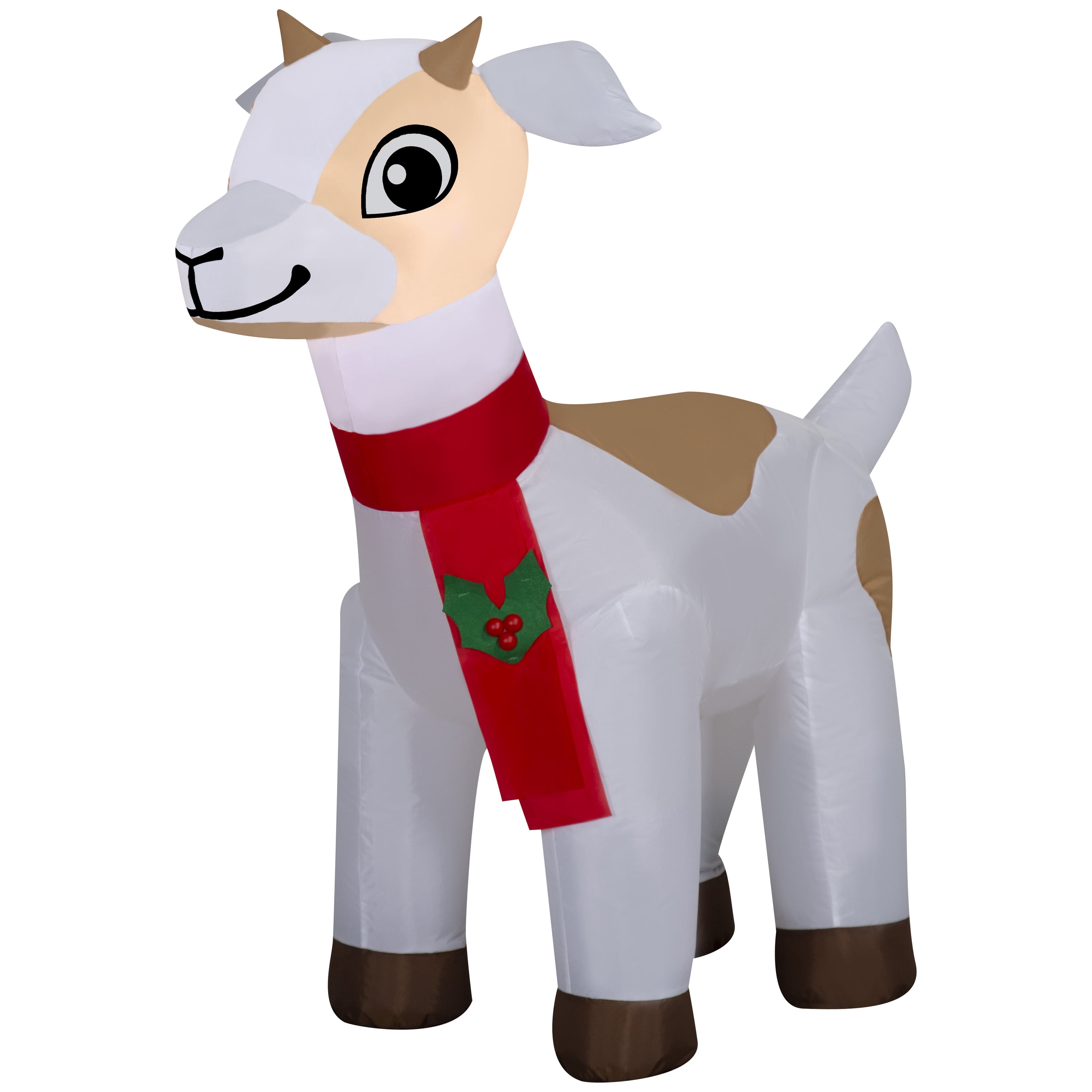 Airblown Christmas Yard Inflatables Goat Holiday Lighting 3.5 ft ...