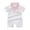White, variant on Yammkia Newborn Baby Boys Sleeveless Seersucker Romper One Piece Straps Overalls Jumpsuit Summer Smocked Clothes Bamboo Sleeper(Navy,6-9 Months)