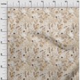 thumbnail image 3 of oneOone Rayon Brown3 Fabric Floral Craft Projects Decor Fabric Printed By The Yard 56 Inch Wide, 3 of 4