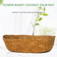 thumbnail image 3 of Jierger Hanging Basket Coconuts Fiber Planter- 30 Inch Window Box Liners Coconut Coir Basket Liners, Planter Box Coconut Liner for Window Flower Box Pots, Fence Trough Planter, Wall Planter Basket, 3 of 9