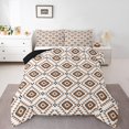 thumbnail image 1 of Erosebridal Mandala Aztec Bedding Full Comforter Set, Geometry Abstract Down Comforter, Rustic Room Decor, 3 Pieces, 1 of 7
