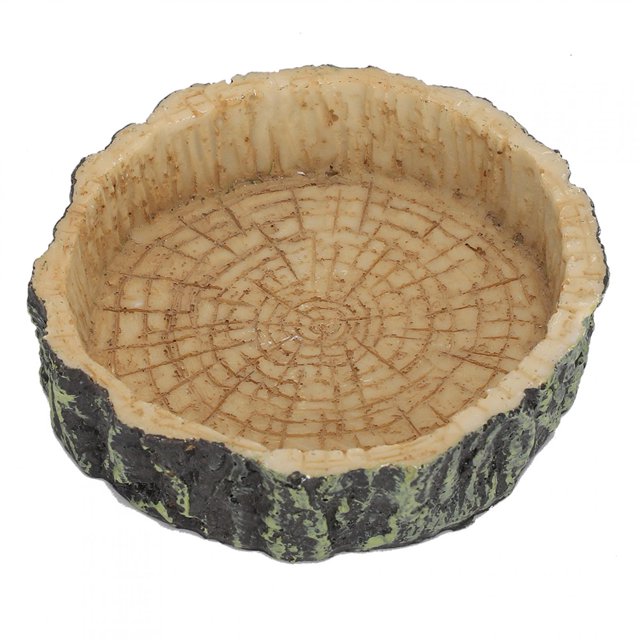 Synthetic Water Dish, Reptile Feeder, Food Bowl Shape For Tortoise