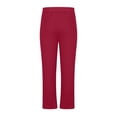 thumbnail image 4 of LIBRCLO Sweatpants Men Baggy Joggers Straight Leg Sweat Pants Mens Sweatpants Open Bottom, Red L, 4 of 5