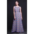 thumbnail image 3 of Bimba Robe de Soirée Sans Manches à Imprimé Floral pour Femme à Col Rond - X-Grand, 3 of 6