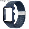 thumbnail image 1 of LEIXIUER Nylon Band for Apple Watch Bands with Case 45mm 41mm, Adjustable Braided Solo Loop with Glass Screen Protector Case ,Soft Wristband Stretch Nylon Elastic Strap for Apple Watch Series 7 45 mm, 1 of 6