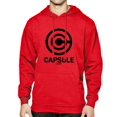 thumbnail image 1 of Capsule corp hoodies (Redblack, L), 1 of 11