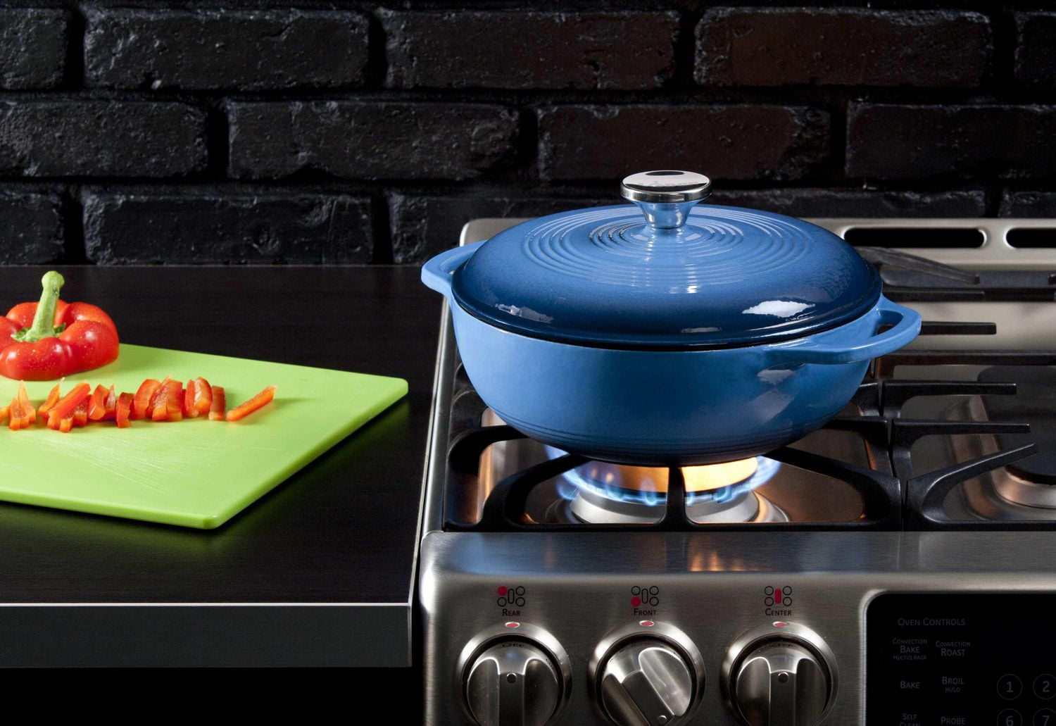 Cocotte Émail Bleu De 3 Pintes De Lodge