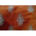 thumbnail image 4 of oneOone Cotton Silk Fabric Leaves|Floral & Paisley Block Print Sewing Fabric BTY 42 Inch Wide, 4 of 4