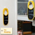 thumbnail image 4 of Double-sided Mini Wooden Blank Blackboard Door Knob Hanger Sign Warning Tag, 4 of 9