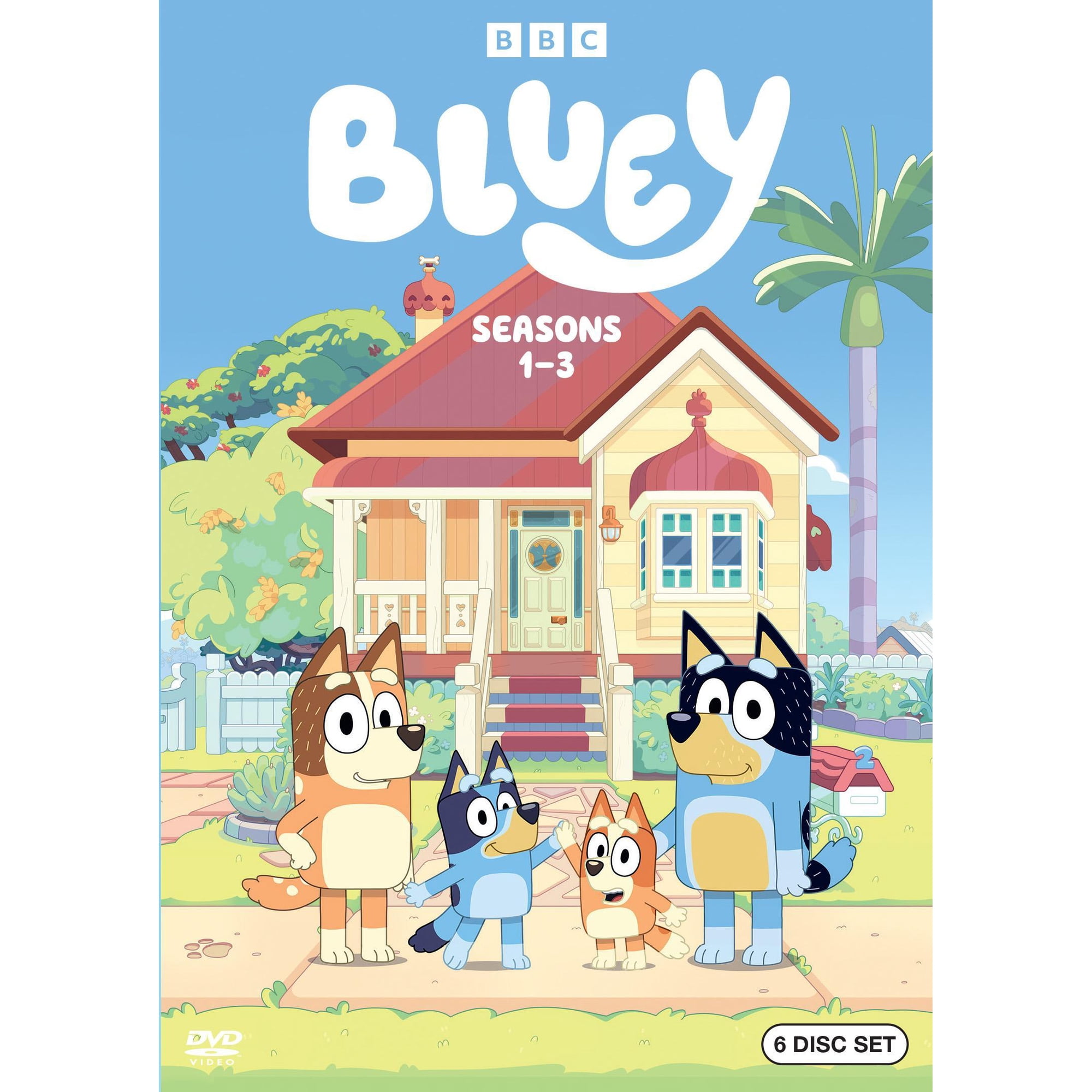 Bluey: Seasons 1-3 (DVD), starring David McCormack and Melanie