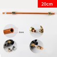 thumbnail image 2 of Bgsha 9mm Thread Aluminum For household Air Compressor Exhaust Tube With lock cylinder, 2 of 7