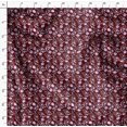 thumbnail image 4 of Soimoi Red Viscose Chiffon Fabric Leaf Floral Printed Craft Fabric by the Yard 42 Inch Wide, 4 of 6