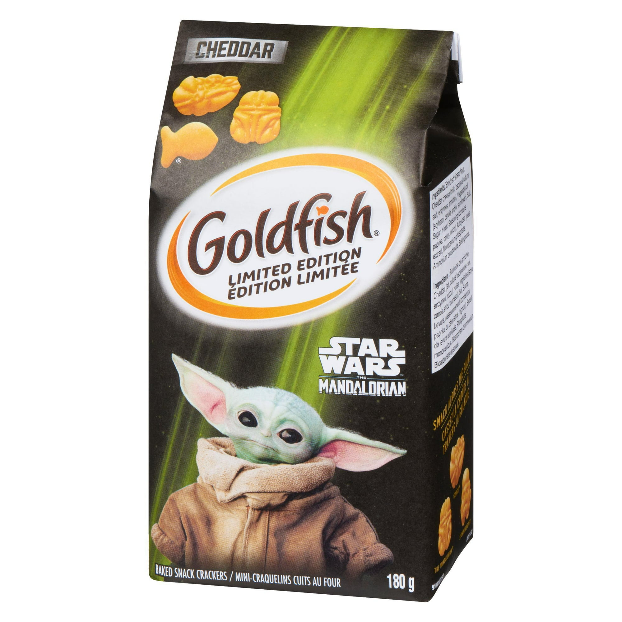 Craquelins Pepperidge FarmMD GoldfishMD Cheddar The Mandalorian (180 g), offerts pour une durée limitée
