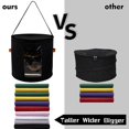 thumbnail image 4 of Boîte de Rangement pour Chapeaux Grande en Feutre avec Panneau Transparent, 4 of 10