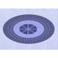 thumbnail image 1 of Ahgly Company Machine Washable Indoor Rectangle Transitional Heavenly Blue Area Rugs, 3' x 5', 1 of 7