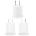 thumbnail image 4 of 3pcs Light Socket To Plug Adapter Outlet To E26/e27 Lamp Socket Holder Us Plug, 4 of 6