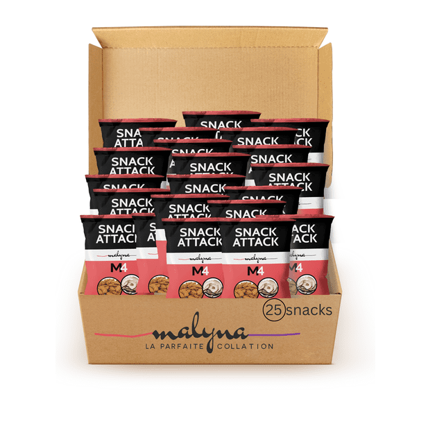 Snack Attack M4-Sesame sticks & Roasted coconut-Pack of 25 snacks