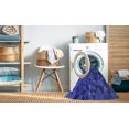 thumbnail image 2 of Ahgly Company Tapis d'Intérieur Rectangulaire Transitionnel Lavable à la Machine, Ruban Bleu Bleu, 4 Pieds x 6 Pieds, 2 of 7
