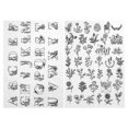 thumbnail image 3 of yuksok 1Pair Water Soluble Hand Sewing Stabilizers for Embroidery Wash Away Designs B, 3 of 9