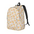 thumbnail image 1 of Easygdp Corgi Dog for Durable Canvas Laptop Backpack - Adjustable Shoulder Strap, Large Capacity, Fits 15-17in Laptops, for School, Work, Travel-Small, 1 of 5