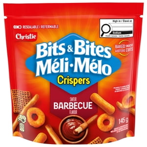 Crispers Bits & Bites BBQ Snack and Cracker Mix, barbecue