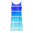 thumbnail image 4 of TJAZFJPA Robes Mini Femmes Été Robe de Plage Sans Manches Imprimée Jupe Décontractée Vacances au Bord de Mer Robe Mini Robe de Fête Robe Aguichant Robe Noire, 4 of 4