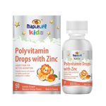 Maple Life Drops de polyvitamine pour enfants avec Zinc 50ml