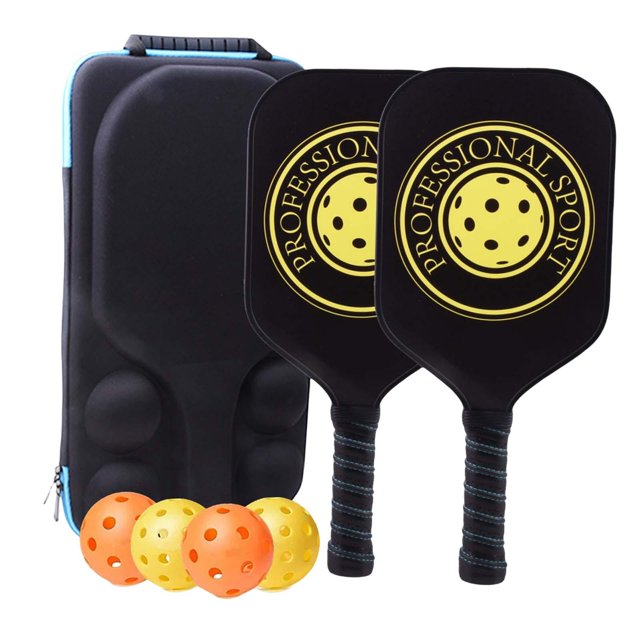 Premium s Racquets for Outdoor and Indoor Lightweight Carbon Fiber Pickleball Rackets for Beginners Advanced Style B