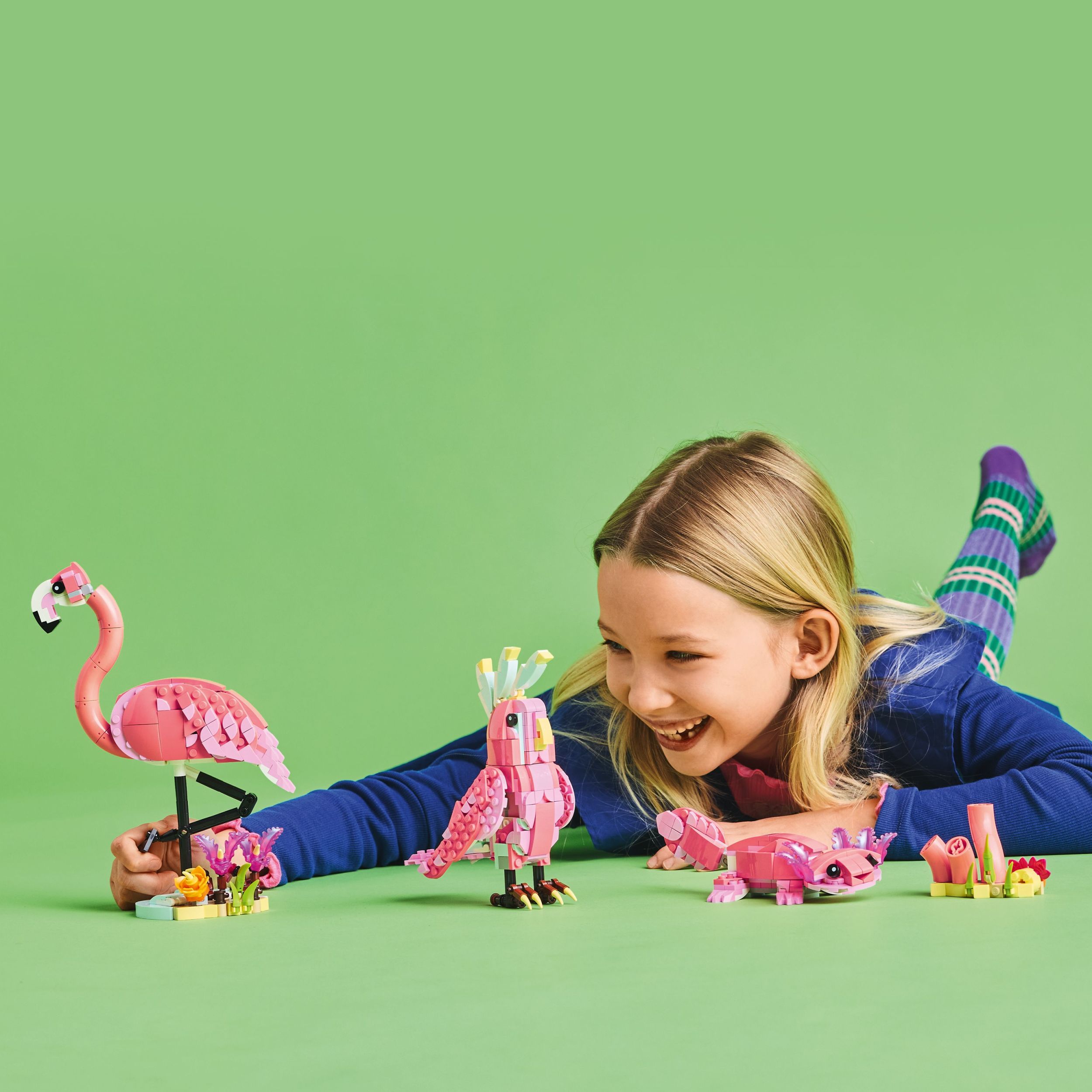 LEGO Creator Les animaux sauvages : Le flamant rose 31170 Ensemble de construction (288 pièces)