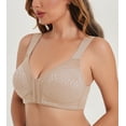 thumbnail image 1 of Curyon Soutien-gorge pour Femmes à Fermeture devant, Sans Armatures, Non Rembourré, Soutien Dorsal pour la Posture, 48D, 1 of 7