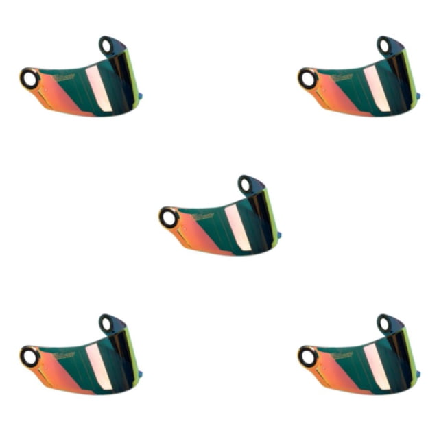 Youkk High-Performance for Visor Lens for FF358 396 Full Face Scratch-Resistant REVO red 255mm 5Set