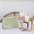 thumbnail image 4 of Chmadoxn Office Storage & Organization, Woolen Knitted Bag Striped Color-blocked Cosmetic Bag Pattern Cosmetic Bag Portable Cosmetic Bag Ins-style Pencil Case Polyester makeup pouch, 4 of 6