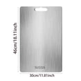 thumbnail image 2 of Chef Grade Stainless Steel Cutting Board Heavy Duty Kitchen Chopping Food Prep Utensil with Non Dishwasher Safe Design, 2 of 6