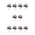 thumbnail image 3 of Youkk 2pcs Easy To Clean – Realistic Appearance – Artificial Flowers For Wedding pink 5Set, 3 of 6