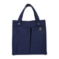 thumbnail image 1 of AKEGAMN Spring And Summer Canvas Solid Color Stitching Handbag Student Lunch Box Bag Bento Handbag Multi Pocket Practical Canvas Bag, 1 of 8